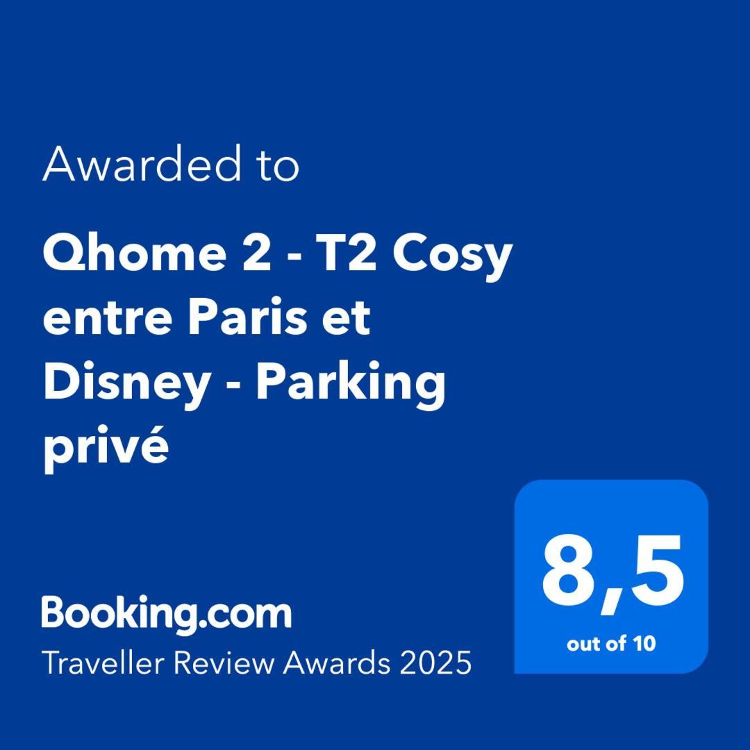 Qhome 2 - T2 Cosy Entre Paris Et Disney - Parking Prive Villiers-sur-Marne Exterior foto